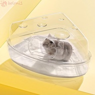 [COD] Hamster Sand Bath Box, Transparent Anti-spill Pet Bath Container, Rat Bathing Basin Cheese Sha