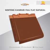 GENTENG / GENTENG KERAMIK / GENTENG KANMURI FULL FLAT NATURAL