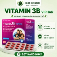 Vitamin 3B VIPHAR - Vitamin B1 B6 B12 Supplement Supports Health Improvement, Helps Reduce Fatigue S