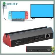 TAMAKO TV Dock Station, USB Type-C HDMI Adapter, Portable 4K@120Hz Hub Adapter for  Switch/Switch OL