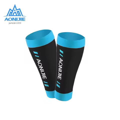 AONIJIE 1Pair Sports Compression Leg Cover Calf Sleeves Breathable Brace Protective For Outdoor Runn