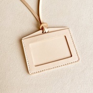 【職場配件】Luca 皮革證件套+ 掛繩 證件套/悠遊卡套/植鞣革