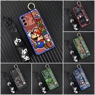 Wrist Strap mobile case Phone Case For Samsung Galaxy S21FE Waterproof Fashion Design mobile phone case Anti-knock