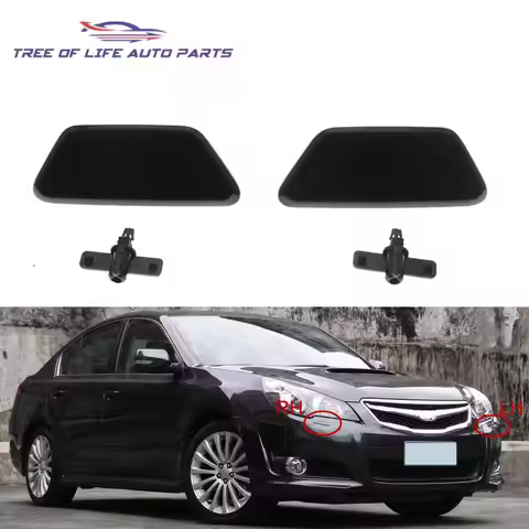 86636AJ080 86636AJ070 Front Headlight Washer Cover Headlamp Spray Nozzle Jet Cap For Subaru Outback 