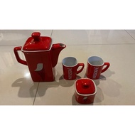 Nescafe Ceramic Coffee Teapot Mug Cup Set [Limited Edition]
