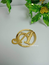 Bros Huruf / Bros Inisial / Bros Pin Huruf Bisa Request Huruf A-Z