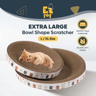 EZPET🐱Bowl Shape Cat Scratcher Scratching Board Cat Scratches Kucing Scratcher Board Papan Calar Kuc