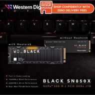 Western Digital WD Black SN850X Series NVMe PCIe Gen4 x4 M.2 SSD [ 4TB / 8TB ]