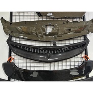 Front Grill FEELS HONDA FD Carbon Fiber PLAIN CARBOMARZ