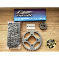 HONDA NX105 ENERGI 428 SPROCKET SET