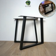 Bộ Chân Sắt Chữ U Hình Thang Hộp 30x60cm Sơn Đen Tĩnh Điện