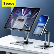 Baseus Phone Holder Tablet Stand Desktop Biaxial Foldable Metal Stand For iPhone 14 13 12 iPad Pro Air Universal Holder