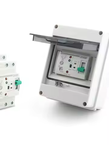 DIY GO Din Rail PV ATS L N 220V Small Dual Power Automatic Transfer Electrical Selector Switches Uni