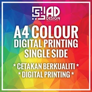 A4 COLOUR PRINTING SINGLE SIDE (RM0.30 per page) FULL COLOUR | Book | Slide | Flyers | Broucher