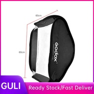 guli Godox 60 x 60cm/24 24inch Flash Softbox Diffuser with S2-type Bracket Bowens Mount Carry Bag fo