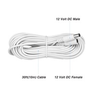 EZVIZ C3WN C3W C3N C3X C4W H8C C8C C8W H8 PRO DC 12V Extension Power Cable 3 / 4 / 5 / 6 / 7 / 8 / 9