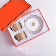 Direct Supply H Home Fashion Coffee Cup Set European Afternoon Tea Set Black Tea Cup Coffee 2 Cups 2