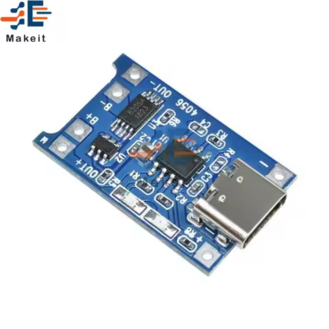 TP4056 Type-c USB 5V 1A 18650 Lithium Battery Charger TP4056 Module Charging Board With Protection D