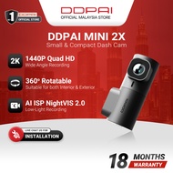 DDPAI Mini 2X 1440P 2K 360° Superior Night Vision Super Capacitor Dash Cam with ADAS