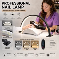 Half Moon Nail Desk Lamp – 3000-65000k Lumen LED Light,with 3 Color Modes &Adjustable Brightness for