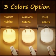 Baby Sleep Light USB Rechargeable Remote Night Light Table Lamp Bed Light Sleep Light Lampu Tidur La