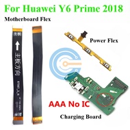 Charging Main Board Flex For Huawei Y6 / Y6 Prime 2018 Motherboard Flex Cable Power Flex