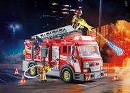 特價 &lt;德國玩具&gt; 摩比人 新消防車 消防員 有聲光效果 playmobil ( LEGO 最大競爭對手)