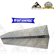 Kandang Kelinci Galvanis - Pembesaran / Growher ( 180.50.40 / 6 Hole )