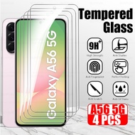 4Pcs Tempered Glass For Samsung Galaxy A56 Screen Protector Glass Samsung A56 A36 A26 A16 5G A06 4G