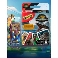 uno card uno card Matt Genuine UNO UNO Solitaire Jurassic World Movie Series Happy Card Casual Party