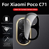 1-3Pcs 3D Camera Lens Protector Film For Xiaomi Poco C71 4G 2025 PocoC71 XiaomiPocoC71 C 71 Clear Te