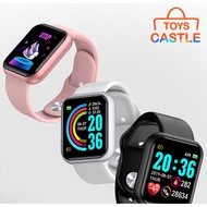 Y68 Smart Watch Bluetooth Waterproof Fitness Tracker Digital Heart Smart Band Jam Fitness Tracker Wa