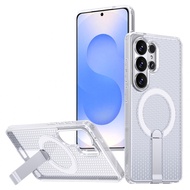 Case For Samsung S26 Ultra Plus S25FE EDGE S25 Ultra S24 S23 S22 Ultra Plus FE M56 F56 Hollow Heat D