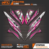 UV TRANSPARENT STRIPING MIO M3 125 IP19 YAMAHA M3/Z/S 125 CLEAR MATERIAL STICKER MIO 125 2014