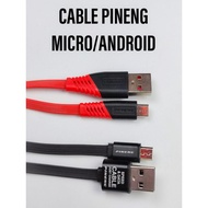 (Ready stock)CABLE PINENG ORIGINAL ANDROID/KABEL PINENG SAMMSUNG,OPPO,REALME,ASUS,HUAWEI MURAH/KABEL ANDROID HANDPHONE
