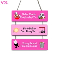 Wall Decoration V02 / Walldecor / 3-Tier KITCEN Wall Panel