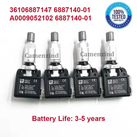 4PCS TPMS Sensor 36106887147 A0009052102 6887147-01 6887140-01 0009052102 For Benz VS30 W177 W247 W2