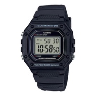 CASIO ORIGINAL - CASIO Youth Digital W-218H-1AVDF - J am Tangan Pria - Black - Strap Resin - NEW- SP