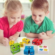Ready Stock Expression Puzzle Building Blocks Kids Brain Training Game
