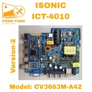 ICT-4010 ISONIC TV ALL IN 1 BOARD ICT4010 (Version-2)