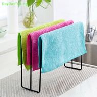 DAYDAYTO High Quality Iron Towel Rack Kitchen Cupboard Hanging Wash Cloth Organizer Drying Rack SG