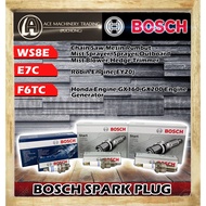 BOSCH Spark Plug Mesin Rumbut Chain Saw Engine Genset Brush Cutter Spark Plug WS8E,E7C,F6TC