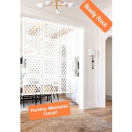 (Ready Stock) 30 * 30cm Deco screen partition panel/wall partition/ Wall divider /Wall hanging scree