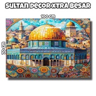 Walldecor POSTER PICTURE MOSQUE AL AQSA ART PALESTINE LARGE SIZE 75x50cm 100x50cm 100x70cm 150x100cm
