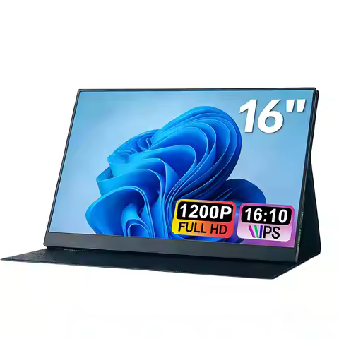 Portable Monitor 16 Inches Portable Display External Screen 1.2K 60HZ / 1920*1200 Gaming Monitor For