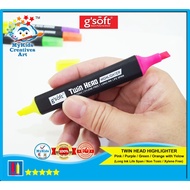 TWIN HEAD HIGHLIGHTER (GSOFT) Double Action