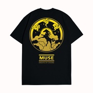 GILAN T-Shirt Unisex Distro Shirt MUSE KNIGHTS OF CYDONIA VINTAGE ROCK N ROLL METAL Band Image