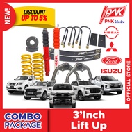 3' Inch Lift Up Combo Package 4x4 Toyota Hilux accessories Ford Ranger accessories Mitsubishi Triton