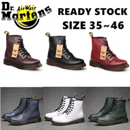 6 colors Original Dr.Martens Martin boots Unisex Real Leather Ankle Boots Men Women Kasut High Cut Tooling Boots