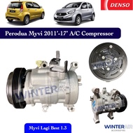 • Perodua (Denso) Myvi Lagi Best 1.3 / 1.5 • Air Cond Compressor (Original) • Winter Air •